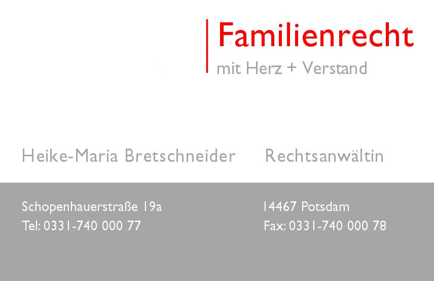 PR Familienrecht Potsdam - Scheidung Potsdam